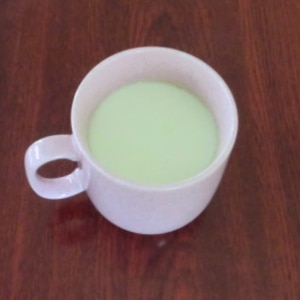 粉末緑茶で＊緑茶ラテ＊